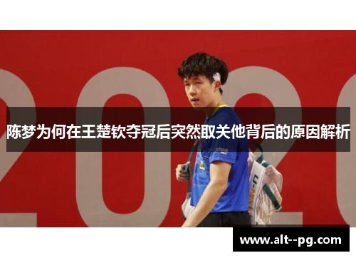 陈梦为何在王楚钦夺冠后突然取关他背后的原因解析